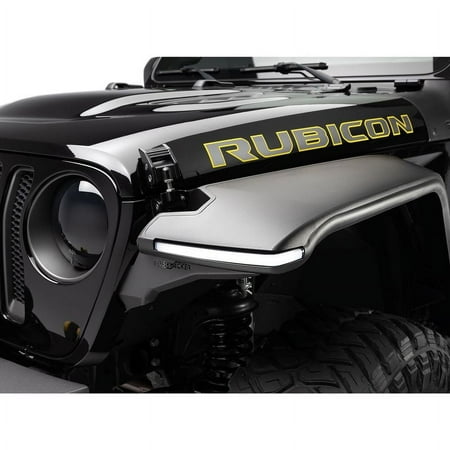 Bushwacker 11950-07 Hyperform Front & Rear Fender Flares 4-Piece Set, Black, Textured Finish Fits 2018-2022 Jeep Wrangler JL Sahara / Sport / Sport S (2 & 4-Door)