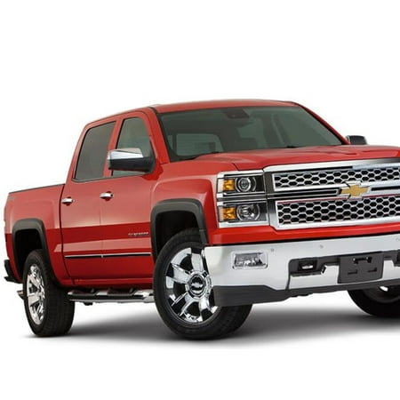 Bushwacker by RealTruck OE Style Factory Front & Rear Fender Flares | 4-Pc Set Black, Smooth Compatible with 1994-2003 Chevrolet S10 Fleetside w/ 7.4' Bed; 95-05 Blazer (Excl ZR2 Models)