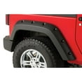 thumbnail image 1 of Bushwacker by RealTruck Pocket/Rivet Style Rear Fender Flares | 2-Piece Set, Black, Smooth Finish | 40096-02 | Compatible with 2003-2006 Avalanche 1500 w/o Body Cladding, 1 of 5