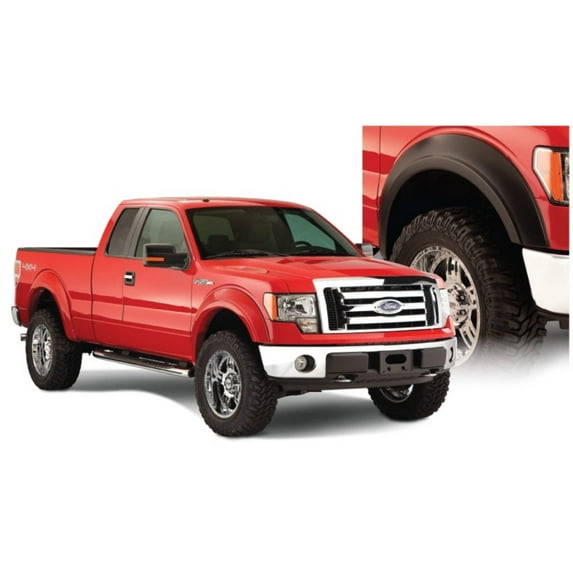 Bushwacker 20926-02 Ford Extend-A-Fender Flare - Set of 4 Fits select: 2009 FORD F150, 2013-2014 FORD F150 SUPER CAB