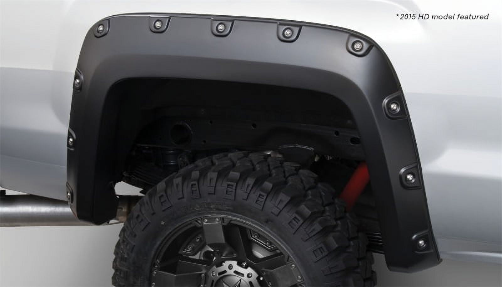 Bushwacker by RealTruck 15-18 GMC Sierra 2500 HD Boss Pocket Style Flares 2pc - Black