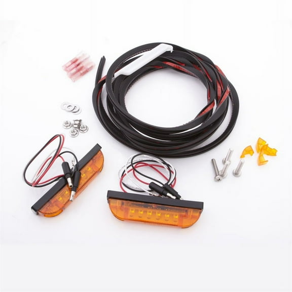 Bushwacker 3-Wire LED Marker Light Kit for Flat Style Fender Flares