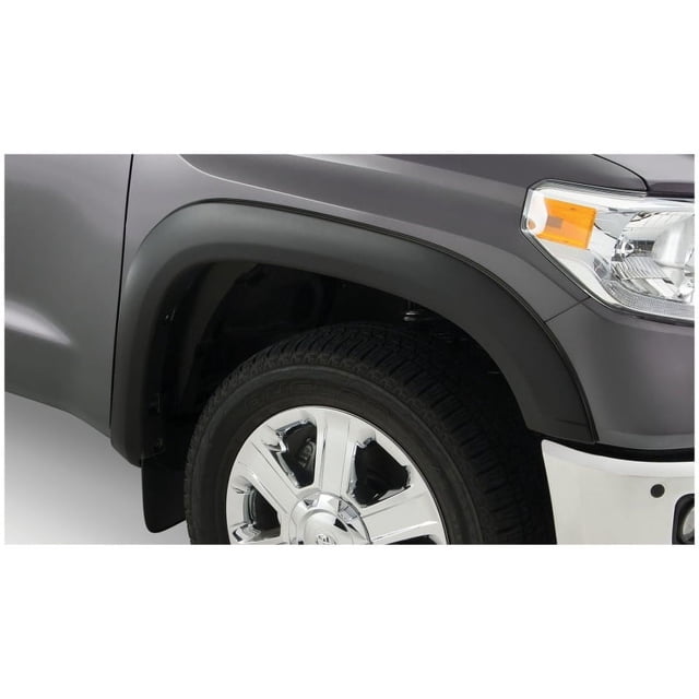 Bushwacker 30037-02 OE Style Black Front Fender Flare Pair - Matte Black Finish