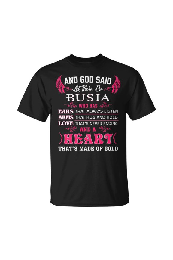 Busia Grandma And God Said Let There Be Busia TShirt