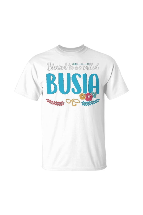 Busia Grandma Gift Blessed To Be Called Busia Unisex Jersey Crewneck Tshirt