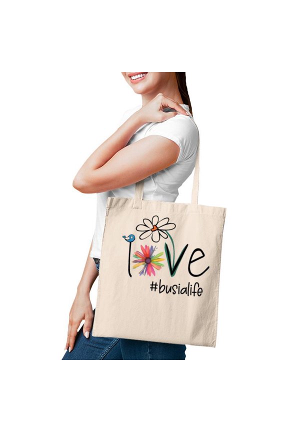 Busia Grandma Gift Idea Busia Life Tote Bags