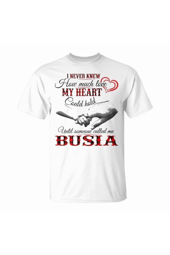 Busia Grandma Gift Until Someone Called Me Busia Unisex Jersey Crewneck Tshirt