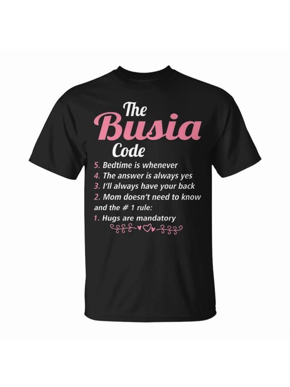 Busia Grandma The Busia Code TShirt