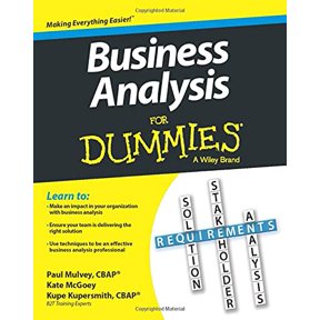 Pre-Owned For Dummies: Business Analysis for Dummies (Paperback)