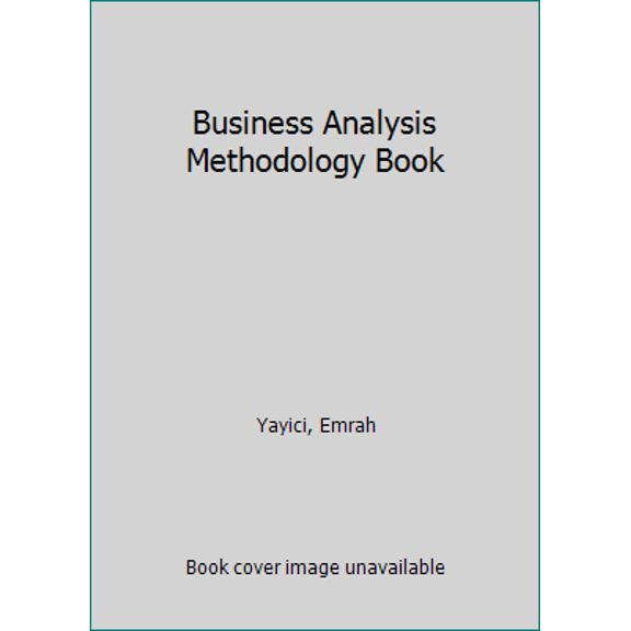 Pre-Owned Business Analysis Methodology Book (Paperback) 6058603730 9786058603738