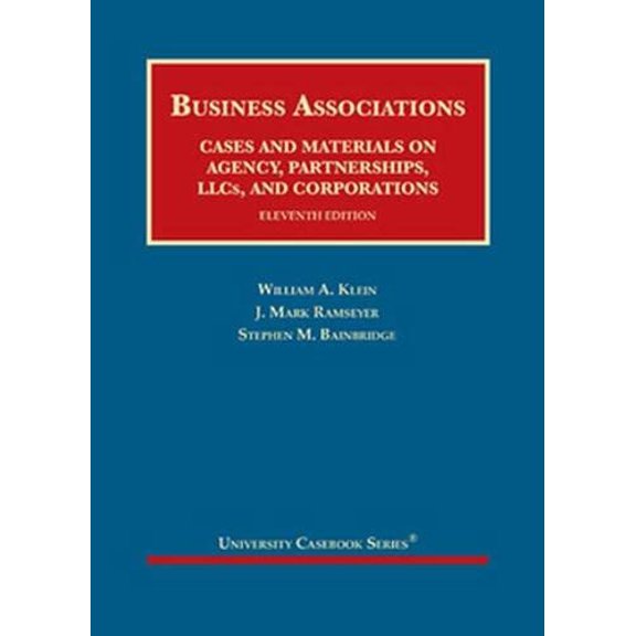 Pre-Owned Business Associations: Cases and Materials on Agency, Partnerships, LLCs, and Corporations - CasebookPlus (University Casebook Series) Paperback