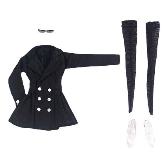 Business Attire Parts Handmade Full Suit for 12 inch Soldier Action Figure