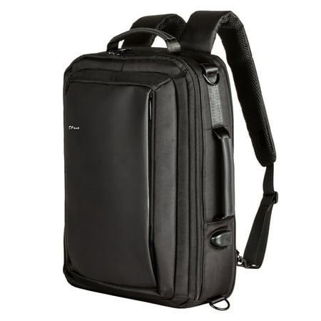 Business Backpack Anti Theft Leather 15.6" Laptop Backpack Travel Office Bag Large Capacity