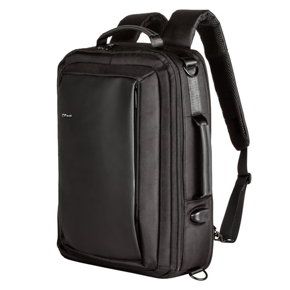 Business Backpack Anti Theft Leather 15.6" Laptop Backpack Travel Office Bag Large Capacity