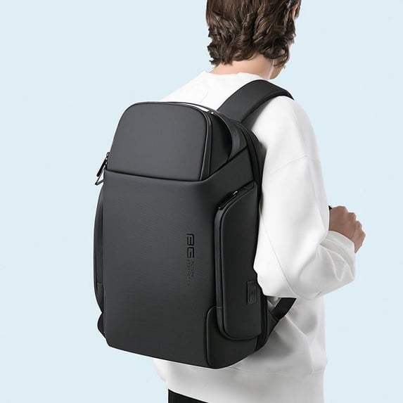 Business Backpack Large Capacity Backpack Men's Waterproof Travel Computer Backpack,Grey