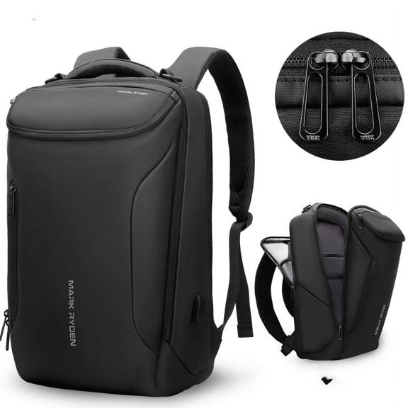 Business Backpack Men's Computer Backpack Multi-Function,B