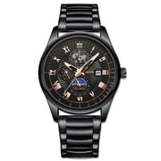 Business Belt Quartz Mens Genuine Waterproof Watch