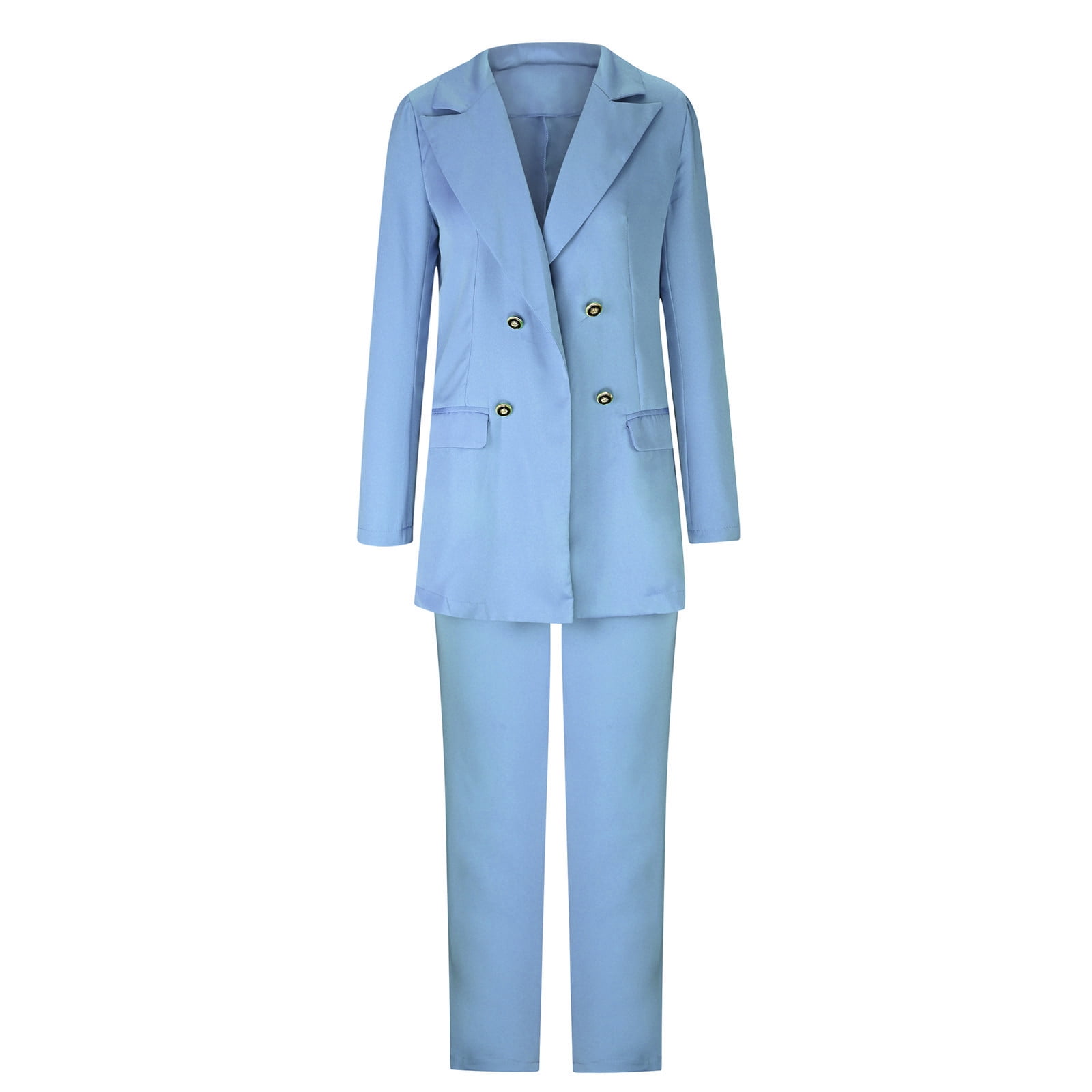Business Blazers Suits For Women Professional 2023 Buttons Open Front