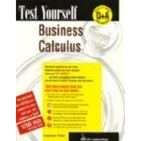 Pre-Owned Business Calculus Test Yourself Paperback Lawrence A. Trivieri