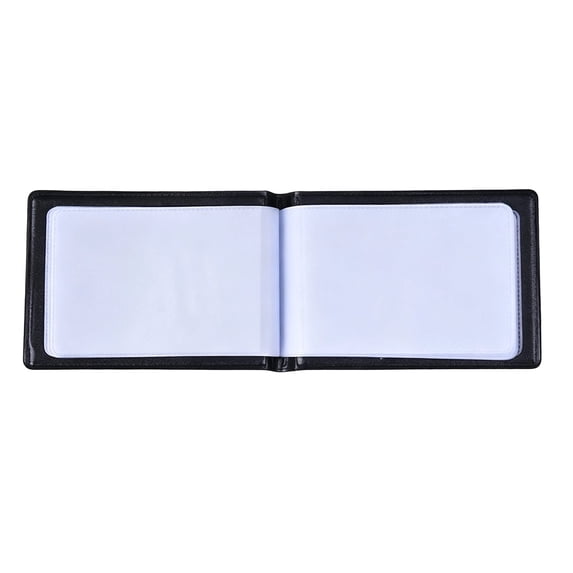 Business Card Album Organizer 40 Card Slots Large Capacity, Name Card Book Holder for Office Professional Use, Portable Hardcover PU Material Card Storage