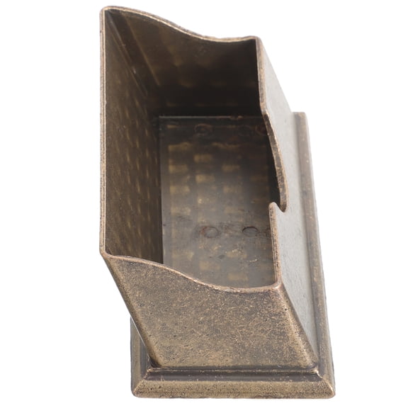 Business Card Holder Bulk Classical Metal Gift Office Box Desktop Storage
