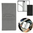 thumbnail image 1 of Business Card Holder Car Document Organizer, Insurance Card Holder, Durable Glove Box Organizer for Office Workers, Secure Closure License Registration Cards Light Gray 5x9.45 Inch (1Pcs), 1 of 4