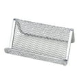 thumbnail image 1 of Desk Business Card Holder, Metal Mesh Design, 10.5x8x5.6cm, Stores/Displays Cards, Decorative, for Home/Office, Durable Anti-Deform, 1 of 3