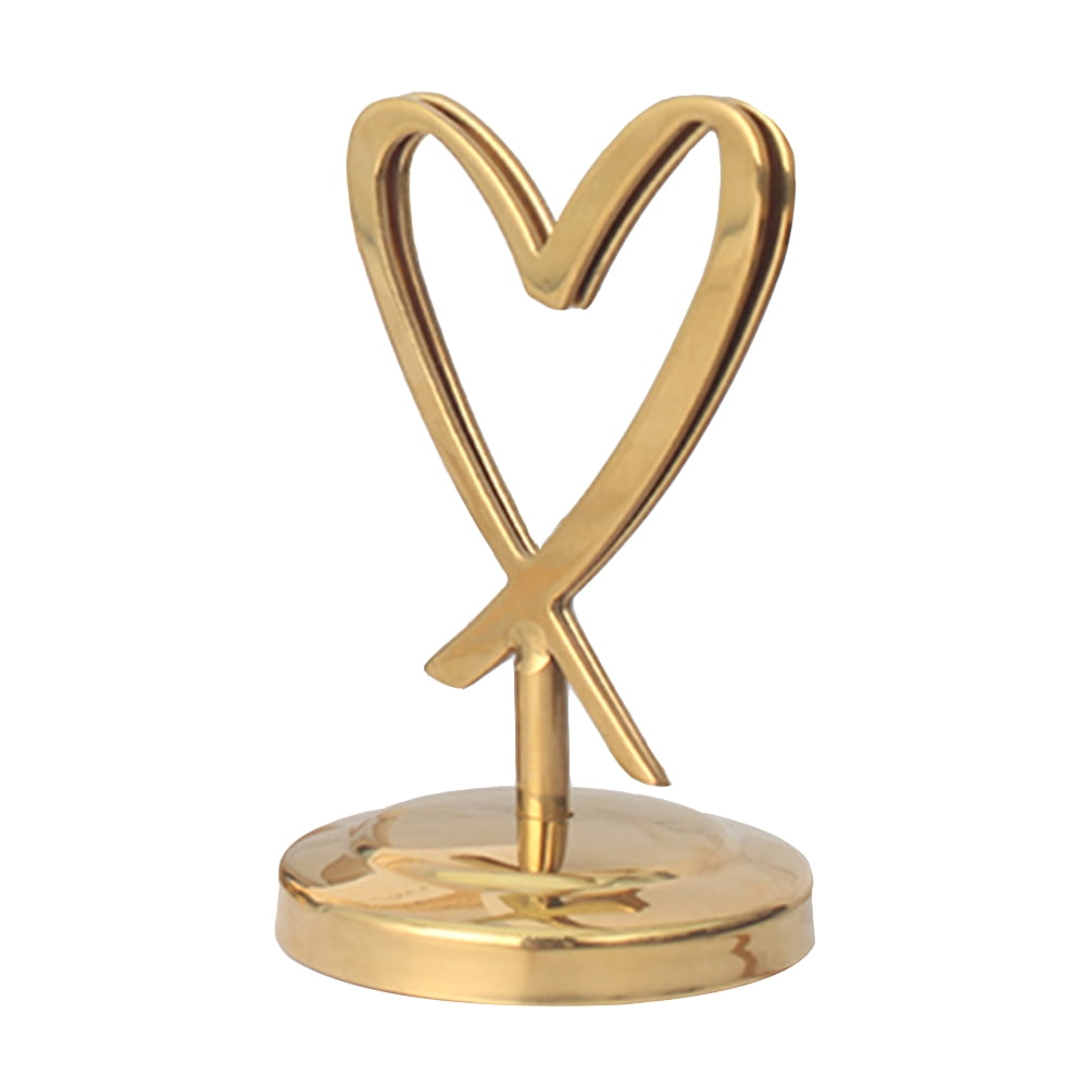 Business Card Holder Restaurant Menu Clip Decor for Coffee Table