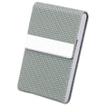 thumbnail image 1 of Business Card Holder, Reusable Metal Slim Business Card Case with Magnetic Closure for Men or Women, Lightweight Portable Stylish Pocket Name Card Organizer for Business Daily Use,Z0-Light Green, 1 of 2