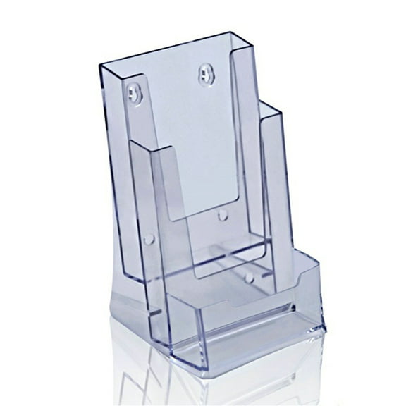 Business Card Holder Stand Clear Brochure Pamphlet Holder Display for Office Business Party Exhibition Hotel