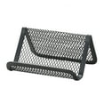 thumbnail image 1 of Business Card Holder for Desk Metal Mesh Display Stand Desktop Name Card Organizer Sturdy, 1 of 3