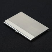 Business Card Holder for Men and Women, Slim Minimalist Design Case, Stainless Steel Metal, Fits 18 Business Cards in Pocket, 1 Pcs, 3.6x2.28"