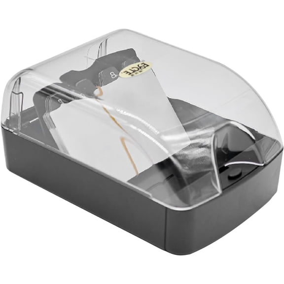 Business Card Organizer with Lid & Dividers, 350-Card Capacity