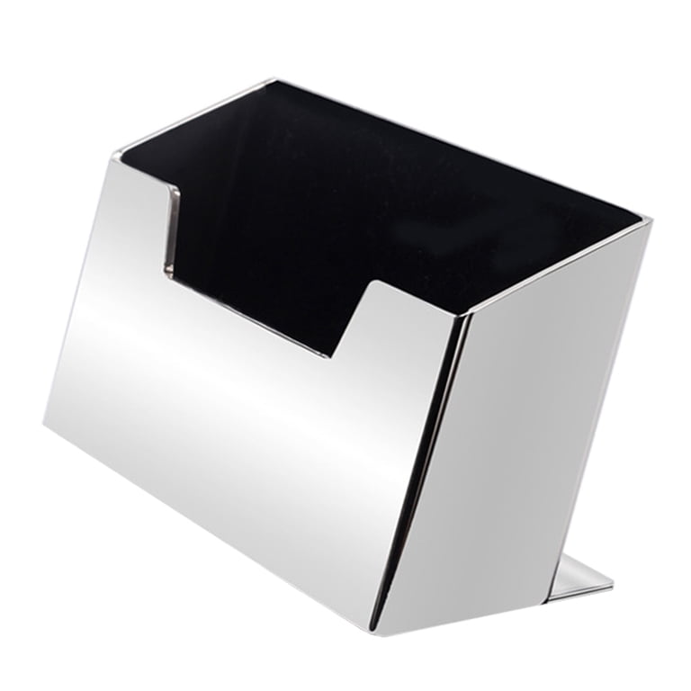 Business Card Storage Box Cards Organizer Tabletop Accessories Holder  Display Stand Name