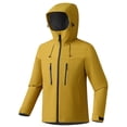 thumbnail image 1 of Business Casual Jackets for Women New Womens Plus Size Windbreaker Jacket Hiking Raincoat Outdoor Sport Windproof Climbing Outerwear with Pockets Yellow L, 1 of 7