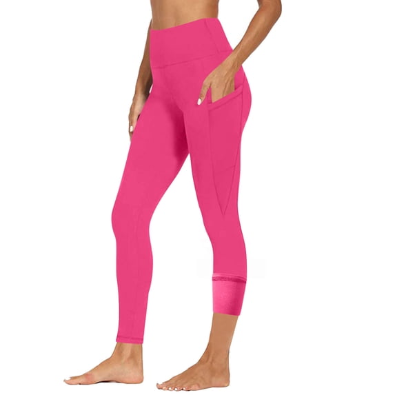 Business Casual Pants for Women New Women's Lined Leggings Soft Warm Winter Pants Thermal High Waisted Yoga Hiking Running Trousers with Pockets Pinks S