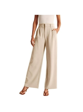 Pbnbp Bell Bottom Pants for Women Plus Size Corduroy High Waisted Dress  Slacks for Women Business Casual Plain Color Full Length Flare Pants Summer