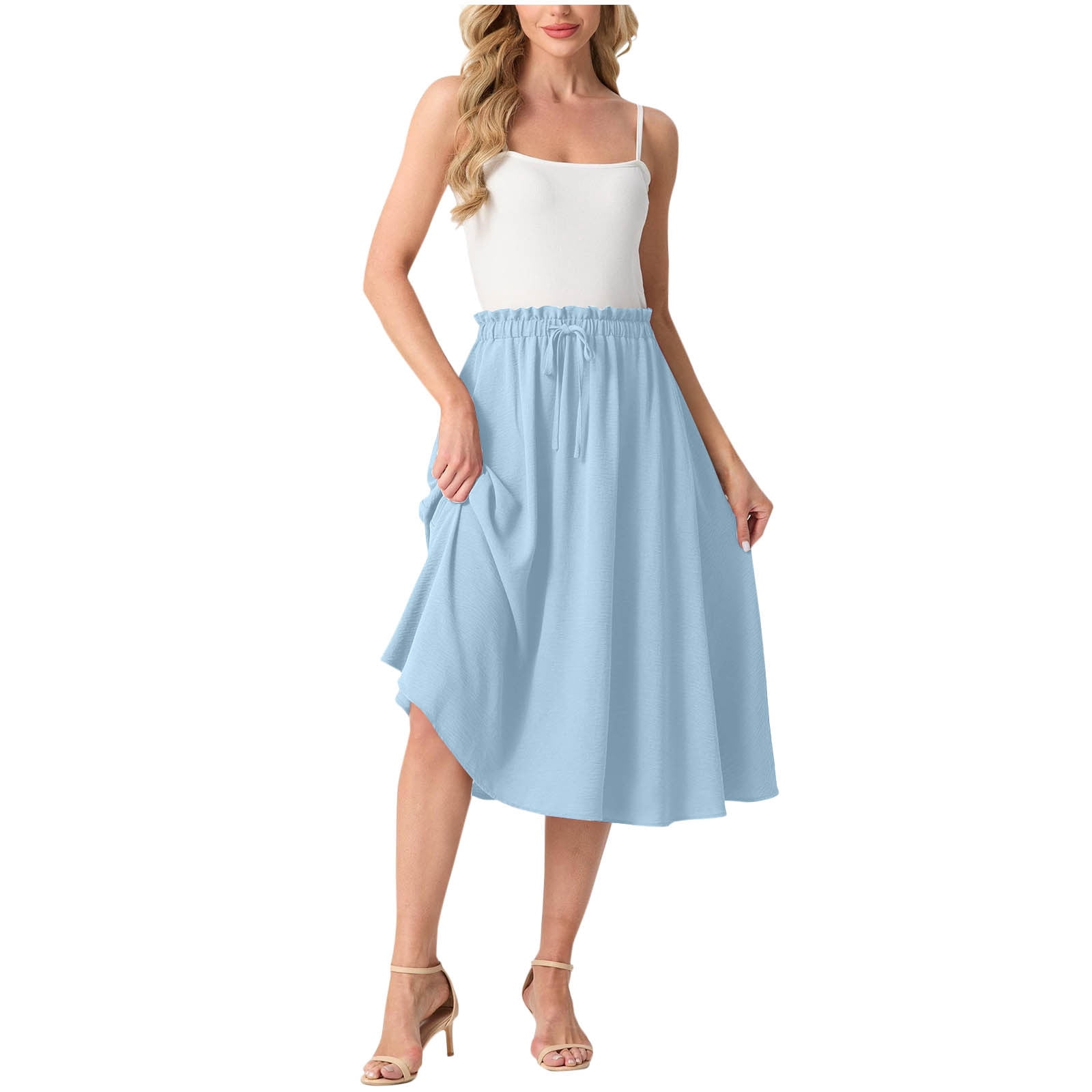 Business Casual Skirts for Women in Clearance Women Maxi Skirt Long ...