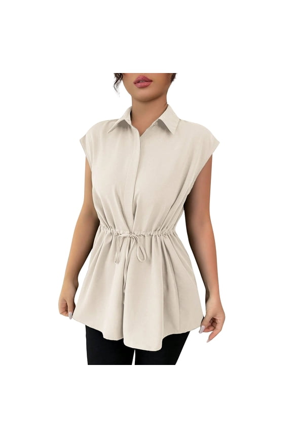 Business Casual Tops for Women Chain Decor Short Sleeve Casual Crew Neck T Shirt Tops Summer Tops