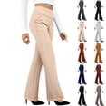 thumbnail image 1 of Business Casual Yoga Pants for Women High Waisted Stretch Straight Leg Office Work Slacks Pull On Trousers 2026 Dark Gray M, 1 of 8