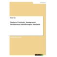 thumbnail image 1 of Business Continuity Management. Definitionen, Anforderungen, Standards (Paperback), 1 of 1