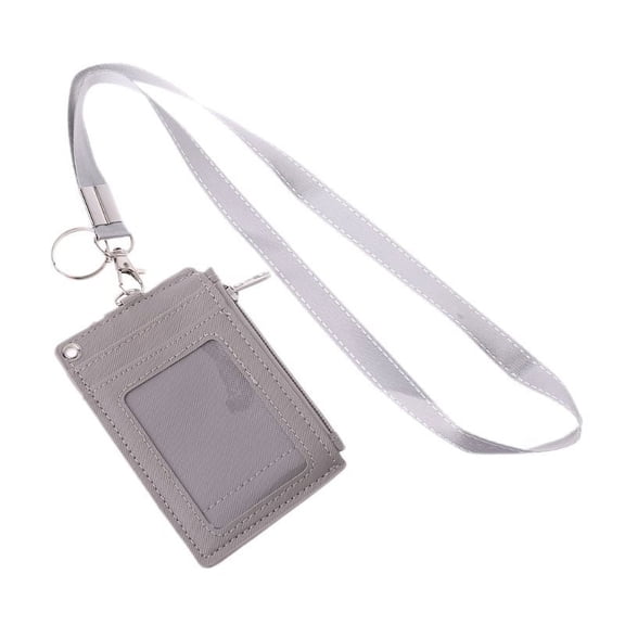 Business Credit Card ID Badge Coin Purse Holder Neck Strap Lanyard Keychain