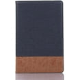 thumbnail image 1 of Business Dual Color Leather Tablet Case Multi-Functional Wallet Card Slot Stand Cover , for iPad 5 6 7 8 9 th Mini 1 2 3 4 5 6 Generation Durable Stylish Shell(Blue,Mini 1 / 2 / 3), 1 of 8