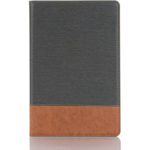 Business Dual Color Leather Tablet Case Multi-Functional Wallet Card Slot Stand Cover , for iPad Air 1 2 3 4 Pro 9.7 10.5 11 12.9 2017 2018 2020 2021 Durable Shell(Light Grey,Air 1)