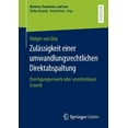 thumbnail image 1 of Business, Economics, and Law ZulÃ¤ssigkeit Einer Umwandlungsrechtlichen Direktabspaltung: Durchgangserwerb Oder Unmittelbarer Erwerb, (Paperback), 1 of 1