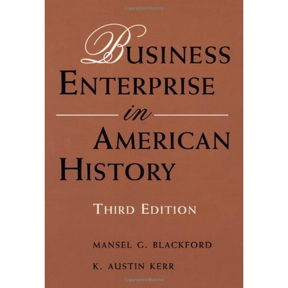 Pre-Owned Business Enterprise in American History (Paperback) 0395668492 9780395668498