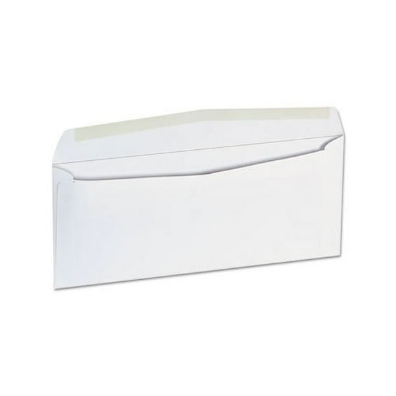 Business Envelope 9, Square Flap, Gummed Closure, 3.88 x 8.88, White, 500/Box