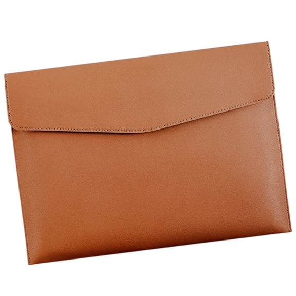 Business Folder Water Resistant Leather Document Organiser Carrying Case Button Closure 330x240cm for