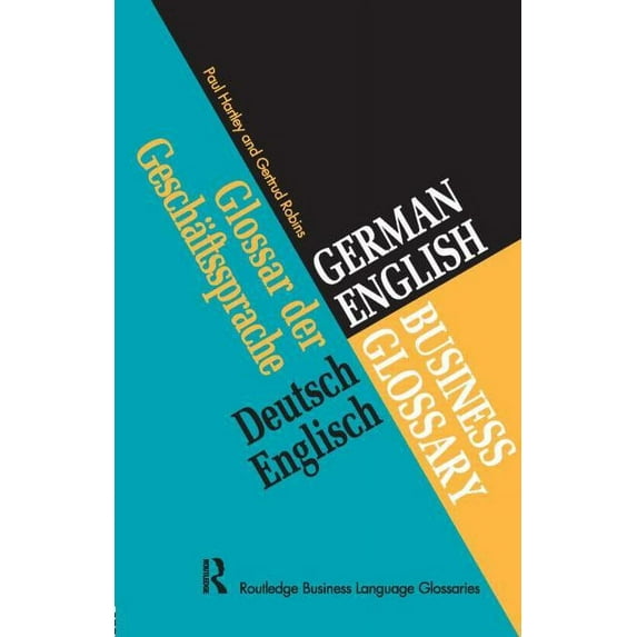 Business Glossaries German/English Business Glossary, (Paperback)