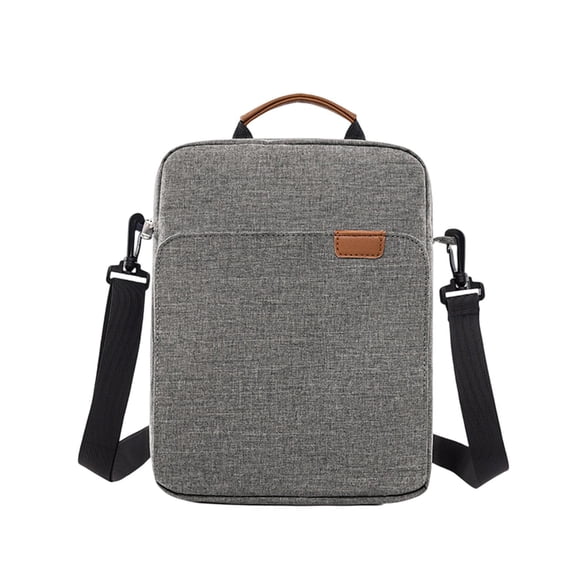 Business Handbag,Tablet Single Shoulder Bag Case Protective Cover,Tablet Carrying Case Dustproof Plush Lining Part,Touch Screen Tablet Bag Sleeve Oxford Cloth,Tablet Computer Gray